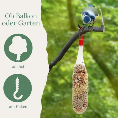 Orni Futterspirale für Wildvögel Ganzjahresfutter zum Aufhängen Orni Futterspirale für Wildvögel Ganzjahresfutter zum Aufhängen