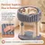 GIANTEX Arbre à Chat Petit Sisal, Siège, Balle Jeu GIANTEX Arbre à Chat Petit Sisal, Siège, Balle Jeu