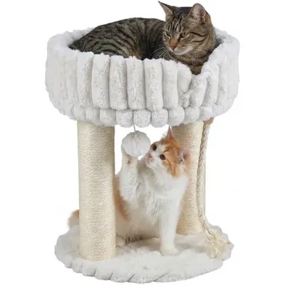 GIANTEX Arbre à Chat Petit Sisal, Siège, Balle Jeu GIANTEX Arbre à Chat Petit Sisal, Siège, Balle Jeu