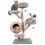 GIANTEX Arbre À Chat 5 Niveaux 134Cm, Poteaux Jute,Niche Et Balle Suspendue GIANTEX Arbre À Chat 5 Niveaux 134Cm, Poteaux Jute,Niche Et Balle Suspendue