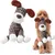 Jouet Chien en Peluche 2 en 1 Ouet Interactif pour Chiens avec Squeaker Jouet Chien en Peluche 2 en 1 Ouet Interactif pour Chiens avec Squeaker
