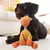 Jouet Chien en Peluche 2 en 1 Ouet Interactif pour Chiens avec Squeaker Jouet Chien en Peluche 2 en 1 Ouet Interactif pour Chiens avec Squeaker