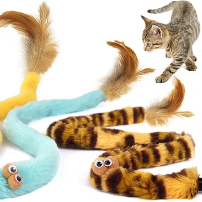 6 pièces Jouet Chat, Jouet pour Chat Plume Interieur, Chat Jeu pour Chaton 6 pièces Jouet Chat, Jouet pour Chat Plume Interieur, Chat Jeu pour Chaton