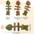 Lot de 6 jouets à chat, 3 bâtonnets d'herbe, 3 bâtonnets en bois à mâcher Lot de 6 jouets à chat, 3 bâtonnets d'herbe, 3 bâtonnets en bois à mâcher