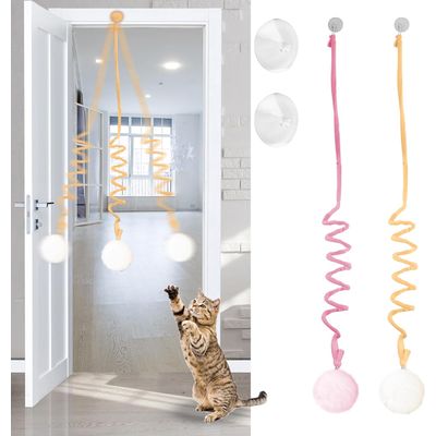 2pcs Jouet Chat Interactif Suspendue, Jouets Interactifst pour Chat