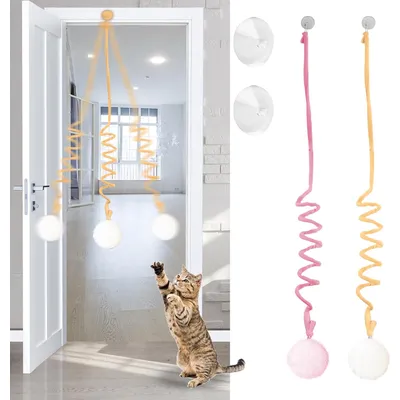 2pcs Jouet Chat Interactif Suspendue, Jouets Interactifst pour Chat 2pcs Jouet Chat Interactif Suspendue, Jouets Interactifst pour Chat