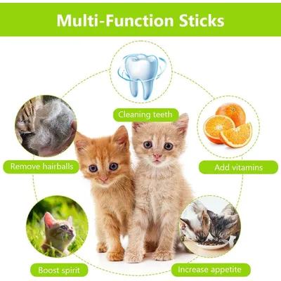 Bâtonnets Herbe à Chat, 6 Pièces Jouet Chats Bâton à Mâcher Bâtonnets Herbe à Chat, 6 Pièces Jouet Chats Bâton à Mâcher