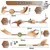 Lot de 4 jouets à mâcher pour chat. Contient 4 bâtonnets à mâcher Lot de 4 jouets à mâcher pour chat. Contient 4 bâtonnets à mâcher