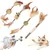 Lot de 4 jouets à mâcher pour chat. Contient 4 bâtonnets à mâcher Lot de 4 jouets à mâcher pour chat. Contient 4 bâtonnets à mâcher