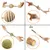 Lot de 4 jouets à mâcher pour chat. Contient 4 bâtonnets à mâcher Lot de 4 jouets à mâcher pour chat. Contient 4 bâtonnets à mâcher