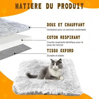 Dog Bed Lit pour Chat Chien 2 en 1 Coussin Moelleux Dog Bed Lit pour Chat Chien 2 en 1 Coussin Moelleux