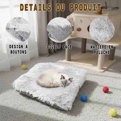 Dog Bed Lit pour Chat Chien 2 en 1 Coussin Moelleux Dog Bed Lit pour Chat Chien 2 en 1 Coussin Moelleux