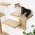 Étagères Murales pour Chat, 2 Plateformes