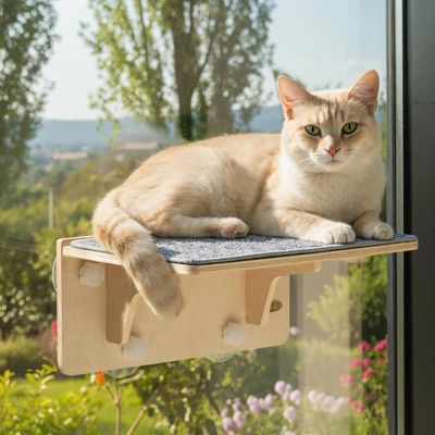 Pecute Hamac Chat Fenetre Observation des Oiseaux