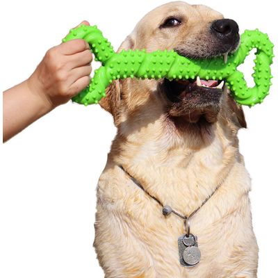 Chien Jouets à mâcher Résistant en Caoutchouc 13 inch Os Jouet
