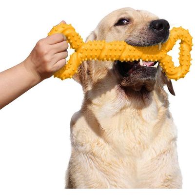 Chien Jouets à mâcher Résistant en Caoutchouc 13 inch Os Jouet