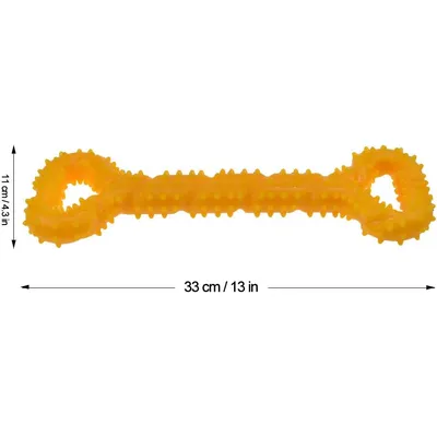 Chien Jouets à mâcher Résistant en Caoutchouc 13 inch Os Jouet Chien Jouets à mâcher Résistant en Caoutchouc 13 inch Os Jouet