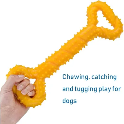Chien Jouets à mâcher Résistant en Caoutchouc 13 inch Os Jouet Chien Jouets à mâcher Résistant en Caoutchouc 13 inch Os Jouet