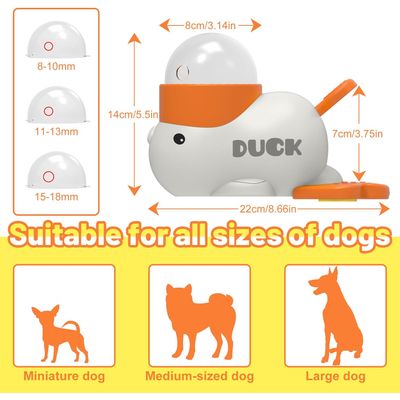 Interactive Canard pour Chien et Chat - Jouet Éducatif Anti