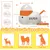 Interactive Canard pour Chien et Chat - Jouet Éducatif Anti