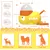 Interactive Canard pour Chien et Chat - Jouet Éducatif Anti