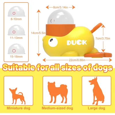 Interactive Canard pour Chien et Chat - Jouet Éducatif Anti