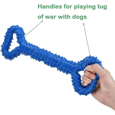 Chien Jouets à mâcher Résistant en Caoutchouc 13 inch Os Jouet Chien Jouets à mâcher Résistant en Caoutchouc 13 inch Os Jouet