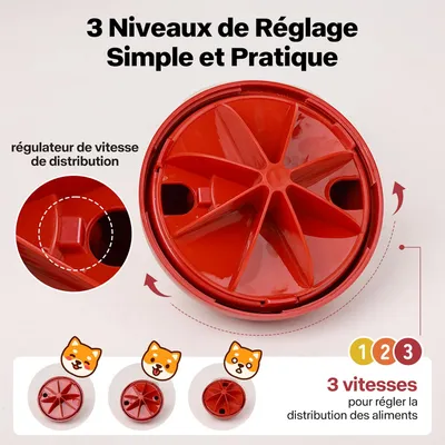 Jouet pour Chien avec Corde - Balle de Nourriture à Libération