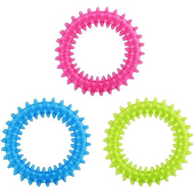 Lot de 3 Jouets à Mâcher en Caoutchouc pour Chiots et Chiens | Interactifs