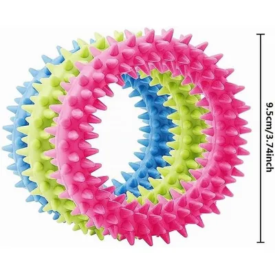 Lot de 3 Jouets à Mâcher en Caoutchouc pour Chiots et Chiens | Interactifs Lot de 3 Jouets à Mâcher en Caoutchouc pour Chiots et Chiens | Interactifs