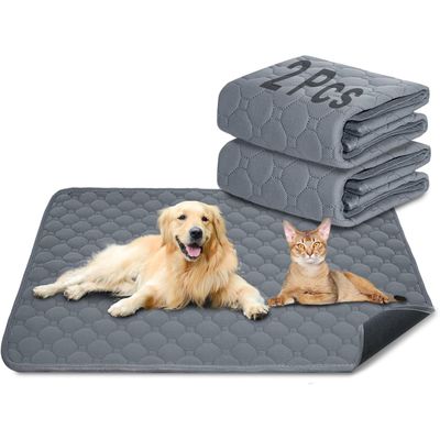 Lot de 2 gris,  tapis d'entraînement pour chien et chat