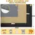 Lot de 2 gris,  tapis d'entraînement pour chien et chat