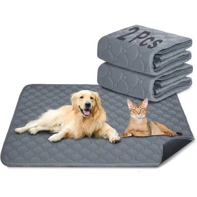 Lot de 2 gris, tapis d'entraînement pour chien et chat Lot de 2 gris, tapis d'entraînement pour chien et chat