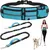Laisse Main Libre Chien avec Ceinture Réglable et Sac Banane Laisse Main Libre Chien avec Ceinture Réglable et Sac Banane