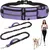 Laisse Main Libre Chien avec Ceinture Réglable et Sac Banane Laisse Main Libre Chien avec Ceinture Réglable et Sac Banane