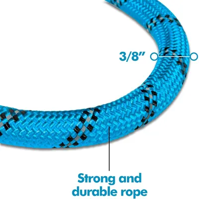 Laisse de Dressage pour Chien, Rembourrée, Poignée,Bleu Laisse de Dressage pour Chien, Rembourrée, Poignée,Bleu