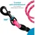 Laisse de Dressage pour Chien, Rembourrée, Poignée,Rose Laisse de Dressage pour Chien, Rembourrée, Poignée,Rose