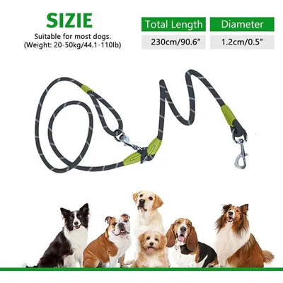 Laisse Mains Libres pour Chien en Bandoulière, Idéale Laisse Mains Libres pour Chien en Bandoulière, Idéale