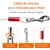 Basics Câble d'attache pour chiens, Argent Basics Câble d'attache pour chiens, Argent