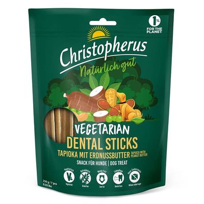 Christopherus Dental Stick 10x250g Erdnussbutter