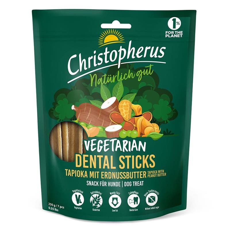Christopherus Dental Stick 10x250g Erdnussbutter