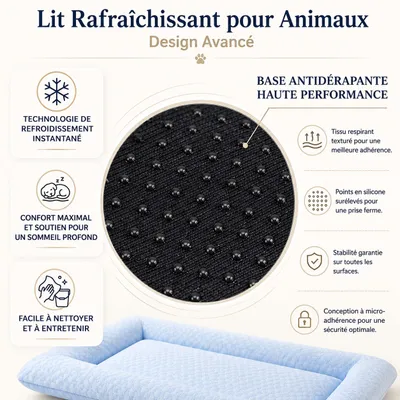 Yommy Tapis Refroidissant en Soie Glacée pour Chiens et Chats Yommy Tapis Refroidissant en Soie Glacée pour Chiens et Chats