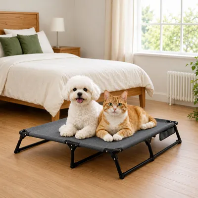 Yommy | Lit Surélevé pour Chien | Pliable et Respirant Yommy | Lit Surélevé pour Chien | Pliable et Respirant