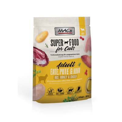 MAC's CAT Trockenfutter Adult - Ente, Pute & Huhn
