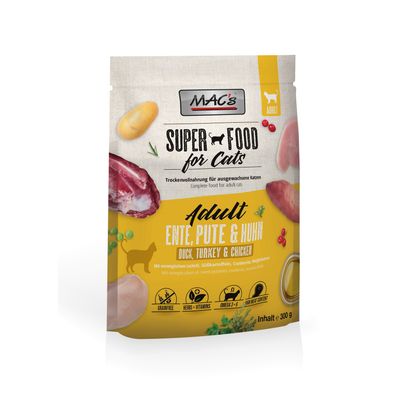 MAC's CAT Trockenfutter Adult - Ente, Pute & Huhn