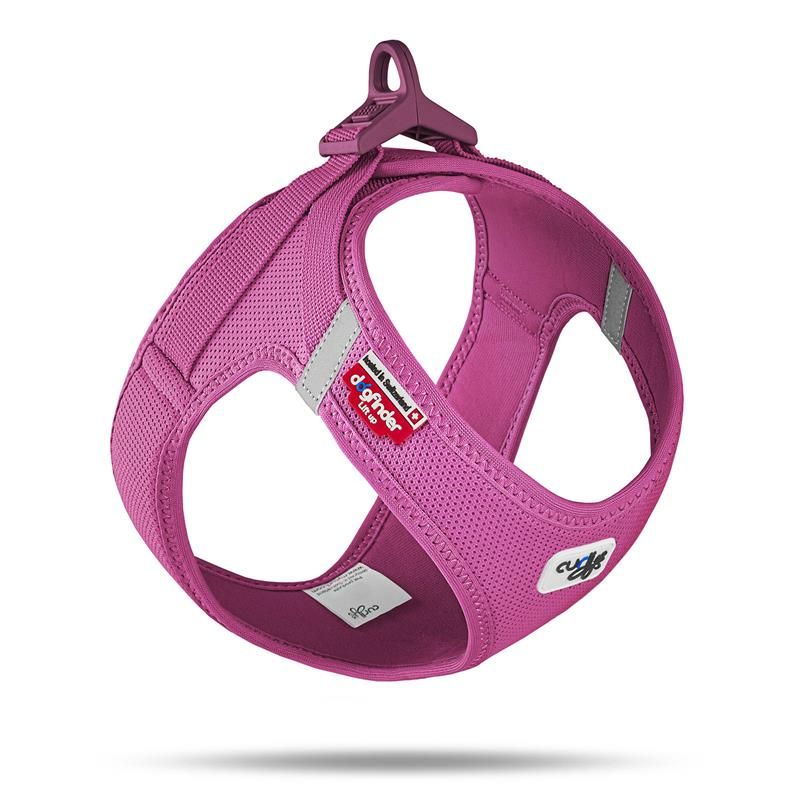 Curli Clasp Vest Geschirr Air-Mesh Fuchsia