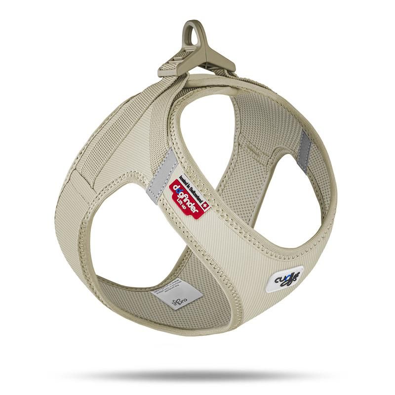 Curli Clasp Vest Geschirr Cord tan