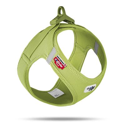 Curli Clasp Vest Geschirr Air-Mesh Lime