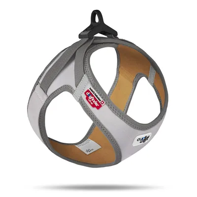 Curli Clasp Vest Harness Glow Reflective Gray Curli Clasp Vest Harness Glow Reflective Gray