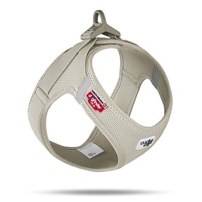 Curli Clasp Vest Geschirr Air-Mesh Light-Tan